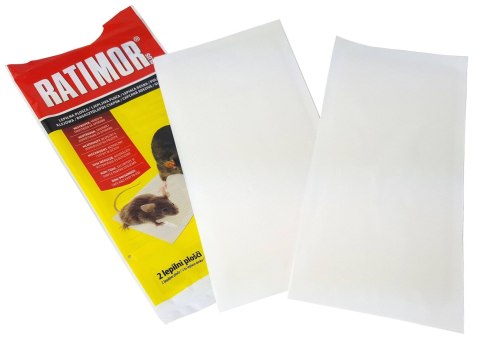 Pułapka klejowa na myszy i szczury, 2 arkusze, 280 x 140 mm, Ratimor Pułapka klejowa na myszy i szczury, 2 arkusze, 280 x 140 mm, Ratimor