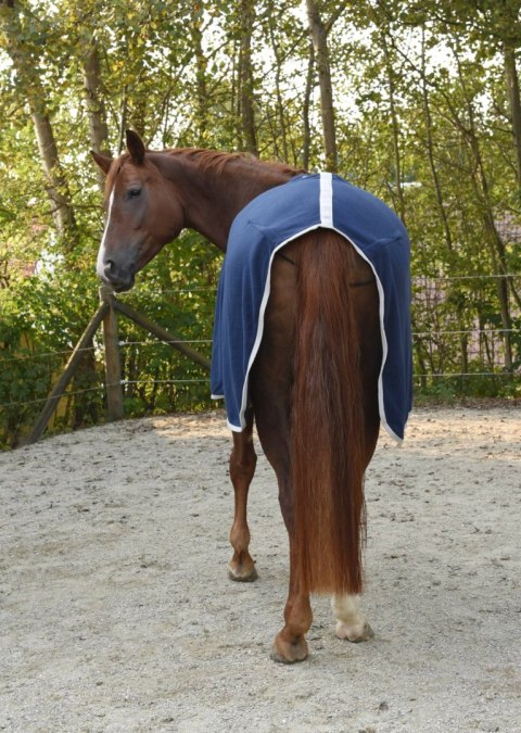 Derka polarowa dla konia RugBe Economic, granatowy, 155 cm, Covalliero Derka polarowa dla konia RugBe Economic, granatowy, 155 cm, Covalliero