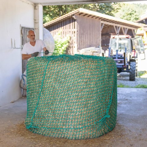 Siatka na siano do bel, do zawieszania, zielony, 125 x 160 cm, oczko 4,5 cm, Kerbl Siatka na siano do bel, do zawieszania, zielony, 125 x 160 cm, oczko 4,5 cm, Kerbl