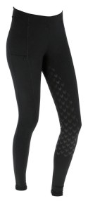 Legginsy jeździeckie Equona, dziecięce, czarny, roz. 128/134, Covalliero