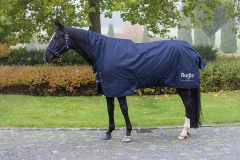 Derka przeciwdeszczowa dla konia RugBe HighNeck, granatowy, 135 cm, Covalliero Derka przeciwdeszczowa dla konia RugBe HighNeck, granatowy, 135 cm, Covalliero
