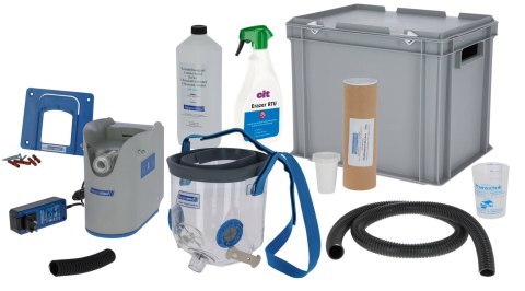 Inhalator dla konia AirOne Flex, bezprzewodowy, z maską dla koni gorącokrwistych, Hippomed Inhalator dla konia AirOne Flex, bezprzewodowy, z maską dla koni gorącokrwistych, Hippomed