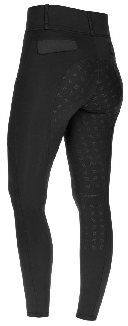 Legginsy jeździeckie HighWaist, damskie, czarne, roz. 34/36, Covalliero Legginsy jeździeckie HighWaist, damskie, czarne, roz. 34/36, Covalliero