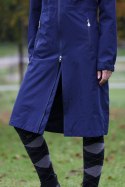 Płaszcz jeździecki przeciwdeszczowy dla kobiet, granatowy, M, Covalliero