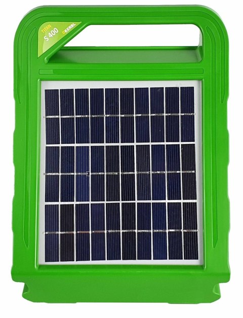 Elektryzator solarny TITAN S 400, dla koni, bydła i małych zwierząt, 0,40 J, Kerbl Elektryzator solarny TITAN S 400, dla koni, bydła i małych zwierząt, 0,40 J, Kerbl