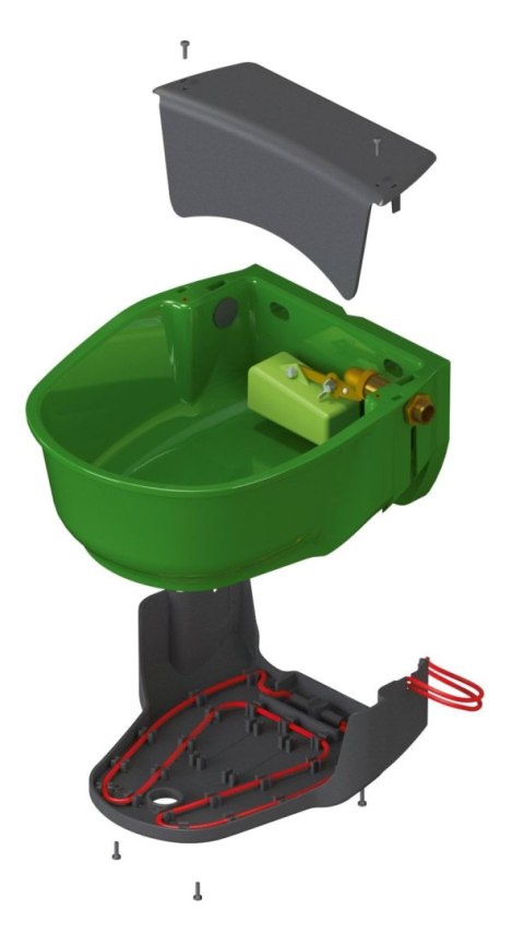 Poidło podgrzewane z zaworem pływakowym SH30, 24 V/31 W, Kerbl Poidło podgrzewane z zaworem pływakowym SH30, 24 V/31 W, Kerbl