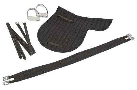 Siodło wszechstronne, roz. Pony 16,0", czarny, komplet, Covalliero Siodło wszechstronne, roz. Pony 16,0", czarny, komplet, Covalliero