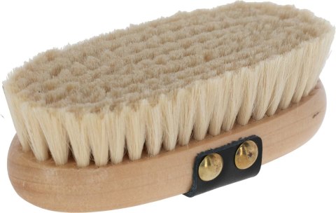 Szczotka dla konia Brush&Co, ze szlufką, bardzo miękka, drewniana, 8,5 cm, Covalliero Szczotka dla konia Brush&Co, ze szlufką, bardzo miękka, drewniana, 8,5 cm, Covalliero