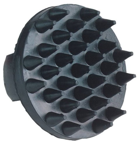 Zgrzebło do masażu konia, gumowe, czarny, 11 cm, Covalliero Zgrzebło do masażu konia, gumowe, czarny, 11 cm, Covalliero