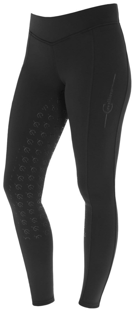 Legginsy jeździeckie ClassicStar, dziecięce, czarny, roz. 164/170, Covalliero Legginsy jeździeckie ClassicStar, dziecięce, czarny, roz. 164/170, Covalliero