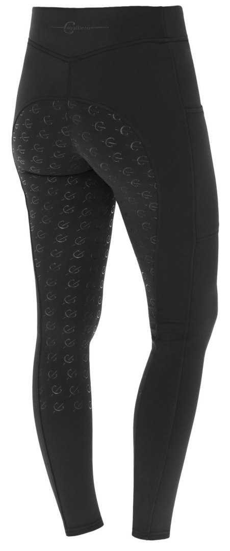Legginsy jeździeckie ClassicStar, dziecięce, czarny, roz. 164/170, Covalliero Legginsy jeździeckie ClassicStar, dziecięce, czarny, roz. 164/170, Covalliero