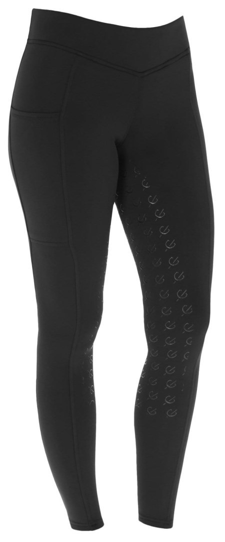 Legginsy jeździeckie ClassicStar, dziecięce, czarny, roz. 164/170, Covalliero Legginsy jeździeckie ClassicStar, dziecięce, czarny, roz. 164/170, Covalliero