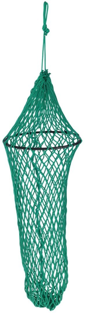 Siatka na siano dla konia z pierścieniem, zielony, oczko 4,5 cm, 120 cm, Kerbl Siatka na siano dla konia z pierścieniem, zielony, oczko 4,5 cm, 120 cm, Kerbl