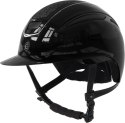 Kask jeździecki Elite Polo, lakierowany czarny, 53-55 cm, Covalliero