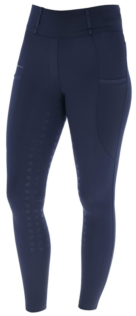 Legginsy jeździeckie HighWaist, damskie, granatowy, roz. 44/46, Covalliero