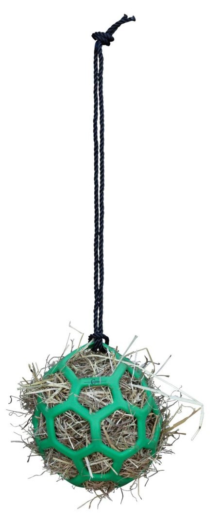 Piłka na siano Flex, zielony, 22 cm, Covalliero Piłka na siano Flex, zielony, 22 cm, Covalliero